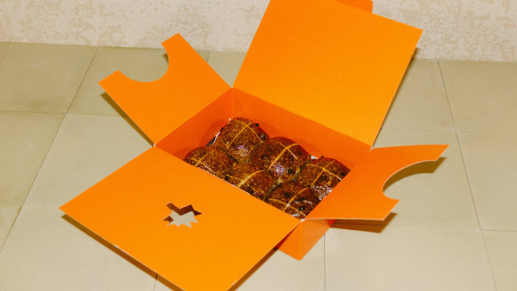 The bonus for buying six Wild Life buns is the brightly coloured box they come in.