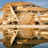 The striking National Museum of Qatar.