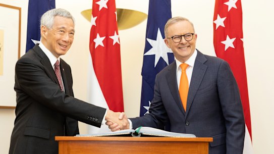 Prime Minister of Singapore Lee Hsien Loong is in Australia for an annual leaders’ dialogue.