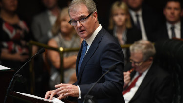 Michael Daley during Question Time.