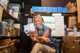 Nightclub owner Martha Tsamis set up a medical supplies business that has sold more than 800,000 rapid antigen tests since October.