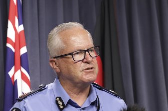 WA Police Commissioner Chris Dawson.