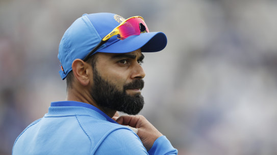 Decent player: Virat Kohli urged Indian World Cup fans to stop booing Steve Smith in May last year.