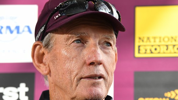 Mixed messages: Brisbane coach Wayne Bennett.