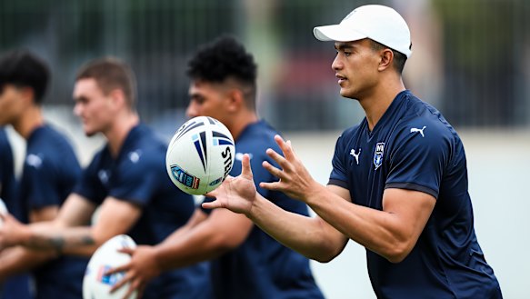 The 18-year-old took part in the Emerging Blues camp over the weekend.