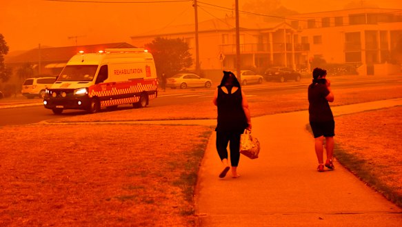 Batemans Bay on New Year's Eve.