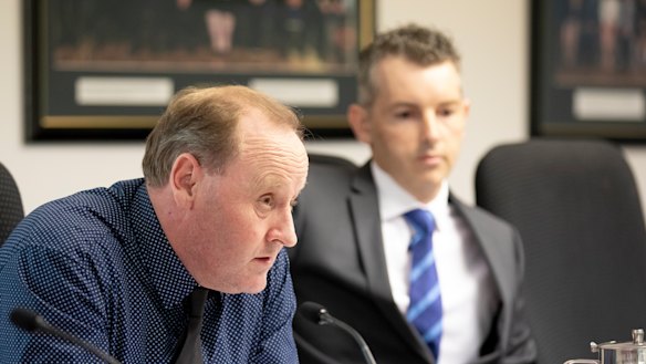 Former LDA staffer Graham Mundy said he did extensive searches but could not find minutes of meetings related to the land swap.