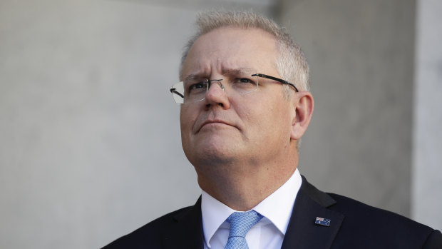 Prime Minister Scott Morrison's language is tentative, his proposals vague.