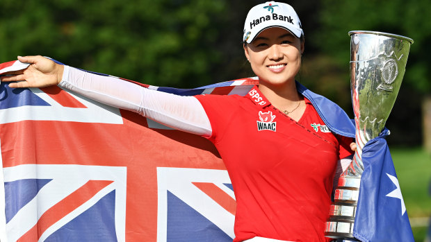 Minjee Lee won her first major tournament just before the Olympics.