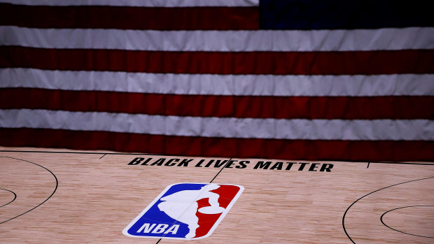 Basketball courts were left empty after players boycotted matches in a protest against racial injustice following the police shooting of Jacob Blake.