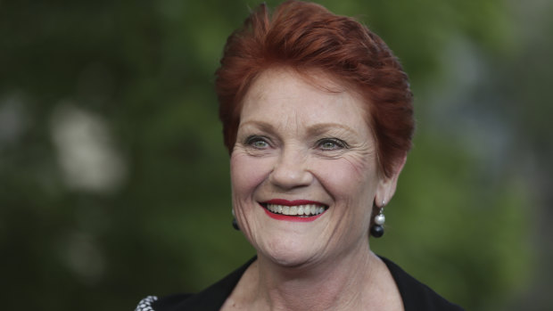 Pauline Hanson has sent her good wishes for Alan Jones’ new vehicle.