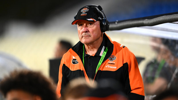 Wests Tigers coach Tim Sheens.