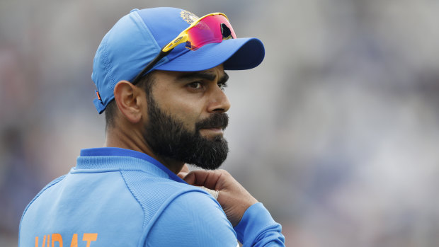 Decent player: Virat Kohli urged Indian World Cup fans to stop booing Steve Smith in May last year.