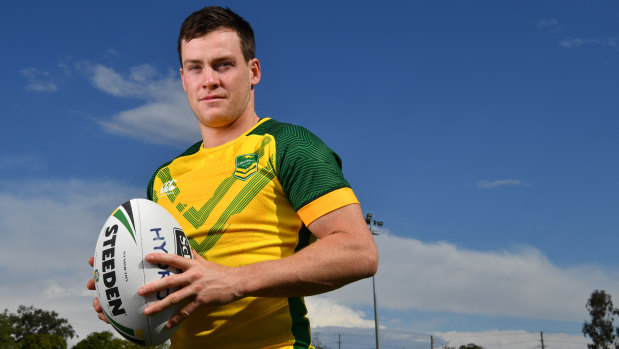 Hopping to it: Luke Keary is determined to make the most of a late call-up to the Kangaroos.