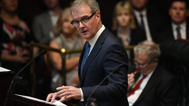 Michael Daley during Question Time.