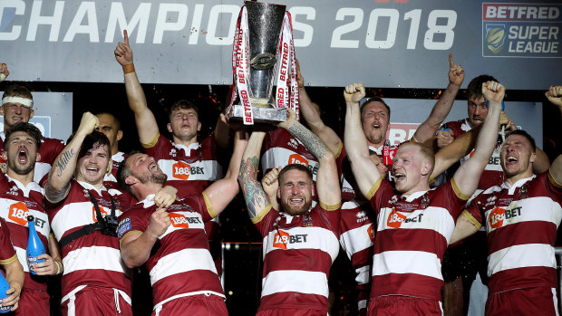 Champions: Wigan have taken out another Super League title.