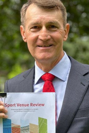 The Graham Quirk-led review into Olympic venues was released on Monday.