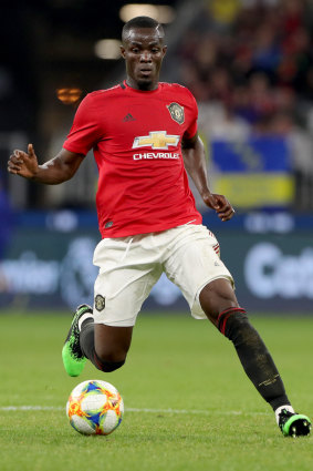 Injured: Manchester United defender Eric Bailly.
