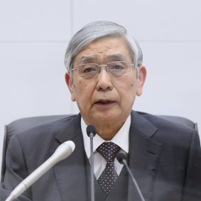 Bank of Japan governor Haruhiko Kuroda’s 10-year tenure will expire in April.
