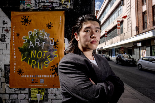 #Spreadartnotviruses is the brainchild of Shanghai-born Charlie Xiao.