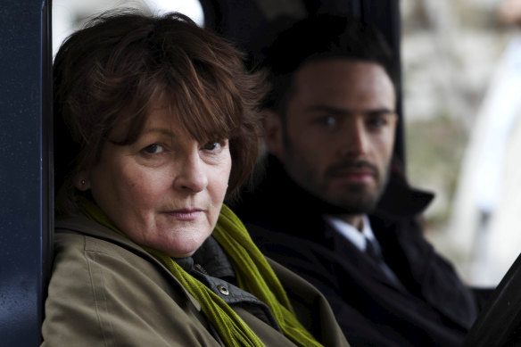 Blethyn (Vera) with David Leon, who played offsider Joe Ashworth for four series.