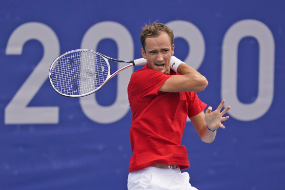World No.2 Daniil Medvedev was vocal in complaining about the Tokyo heat but the Games now face a different kind of weather challenge.