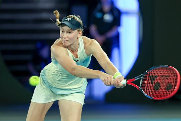 Elena Rybakina has not dropped a set on her way to the Australian Open final.