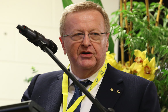 John Coates is stepping down as AOC president but remaining as honorary life president.