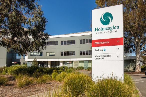 Holmesglen Private Hospital in Moorabbin.