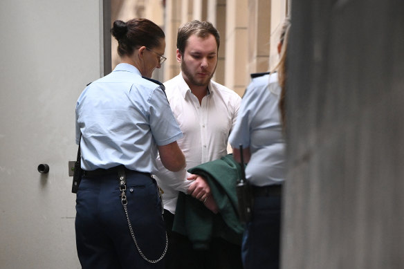 Hayden Kidd arrives at the Supreme Court in June.