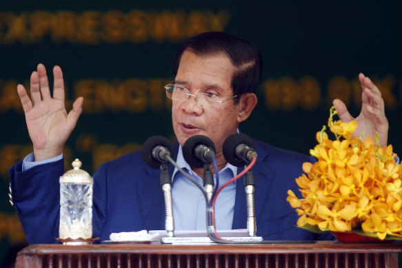 Cambodia's Prime Minister Hun Sen's actions have attracted the ire of Australian MPs.