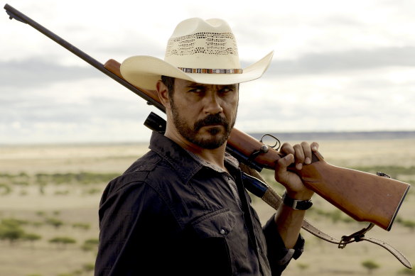 Aaron Pedersen as Jay Swan in Mystery Road: pain and perseverance intertwined.