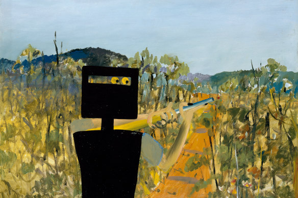 First-class marksman, 1946 by Sidney Nolan. “An incredibly inventive artist and I think that you can’t go past him.”
