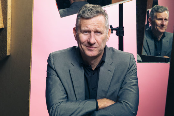 Adam Hills evidently stocked up on amusing COVID-related stories.