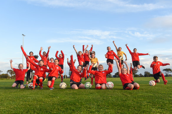 The players at Barnstoneworth United are delighted that the Women's World Cup is coming to Australia. 
