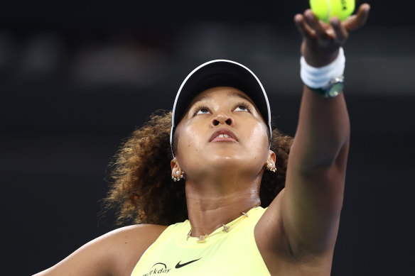 Star down under: Naomi Osaka has returned to the tour.