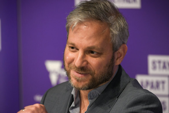 Victoria's Chief Health Officer Professor Brett Sutton said he did not know about private security until May.