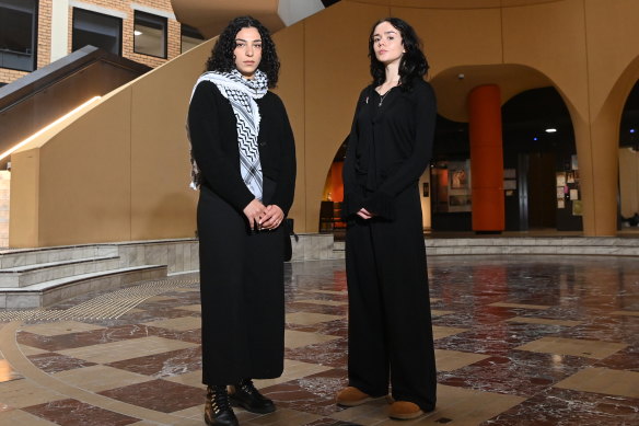 Palestinian student Dana Alshaer and Zara Chauvin-Cunningham, a Jewish student, are both facing suspension or expulsion over protests.