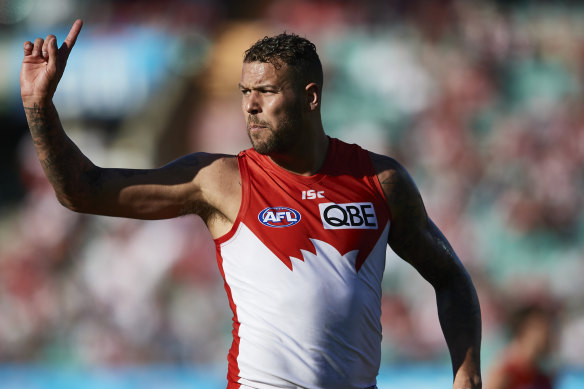 Swans superstar Lance Franklin could be back for the Sydney derby in two weeks.