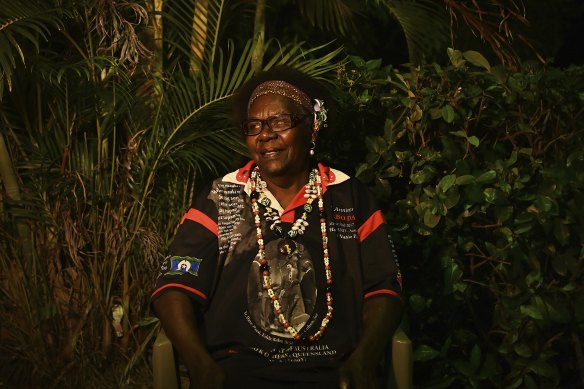 Betty Mabo, the daughter of Eddie ‘Koiki’ Mabo, on Thursday Island in the Torres Strait on Mabo Day.