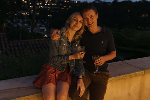 Georgia Leathart and Matt Cranley are keeping the romance alive in isolation. 