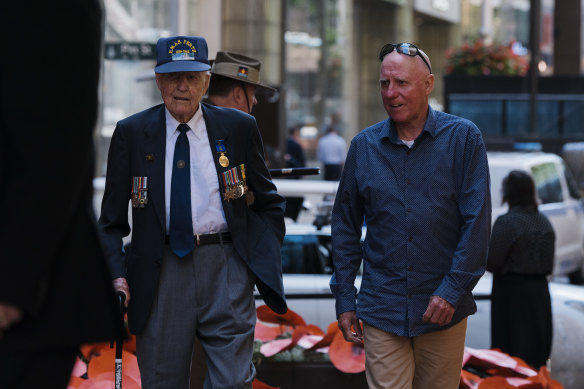 It was not your typical Remembrance Day at Martin Place this year.