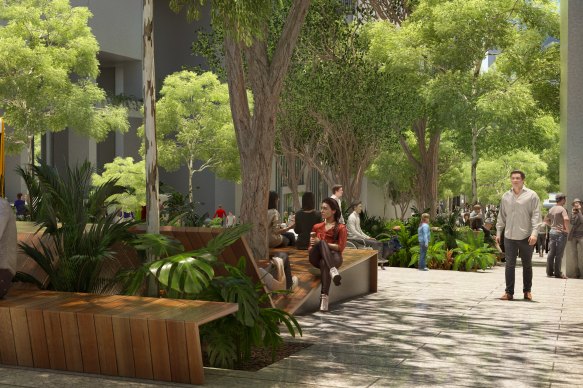 Brisbane City Council’s Mary Street Vision. The council plans to create a pedestrian corridor through the heart of the city. 