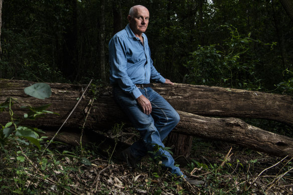 Mike Gorman, deputy captain of the Kangaroo Valley Rural Fire Service unit, said his crew was in a "near-miss incident" during a big fire in January.