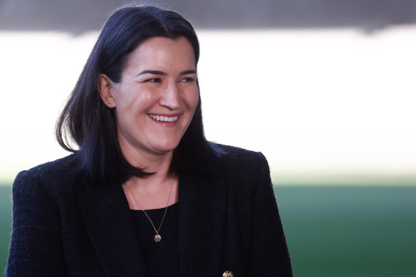 New AFL footy boss Laura Kane.