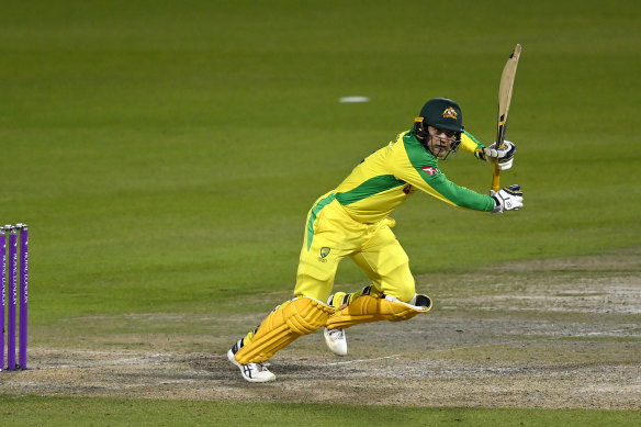Alex Carey was Australia’s best batsman in the one-day series victory.