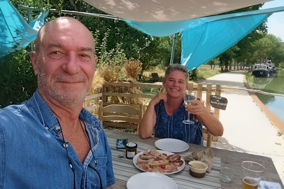 Lunch by the river. 