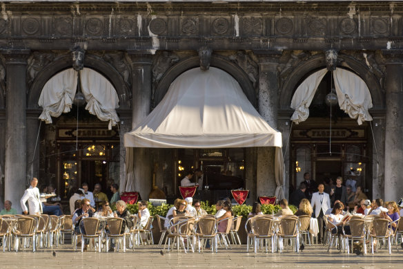 Venice's Caffe Florian has been trading for 300 years.