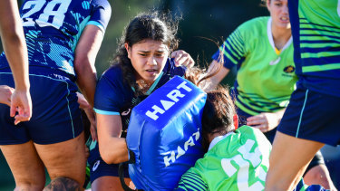 Opportunity knocks: Alysia Lefau-Fakaosilea is set to make her Wallaroos debut against Japan on Saturday in Newcastle. 