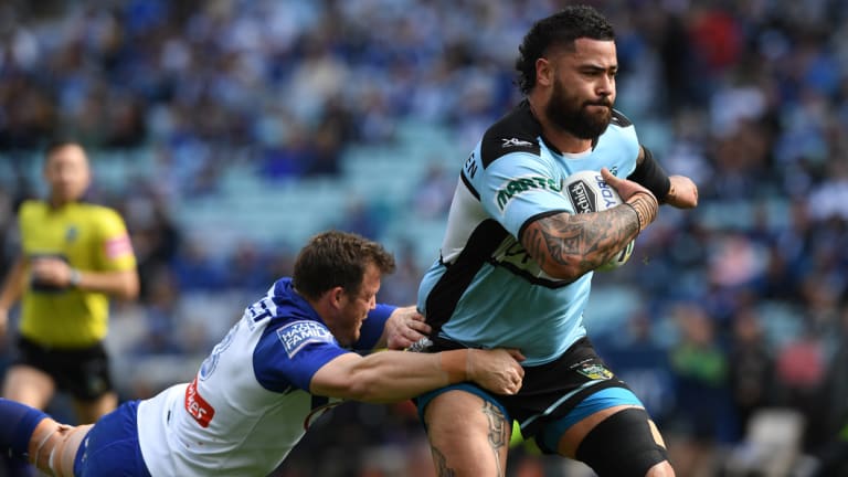 Andrew Fifita ran like a raging bull but was saved for the big show against the Roosters.